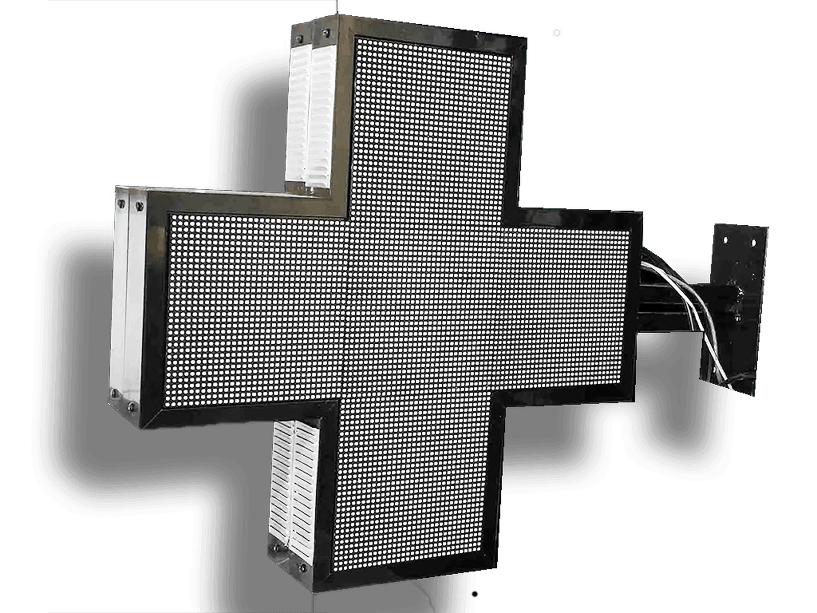 Ηλεκτρονικός σταυρός LED, με διαστάσεις 68x68 και τύπο Pixel P6, έγχρωμο, διπλής όψης, εξωτερικού χώρου - Image 3