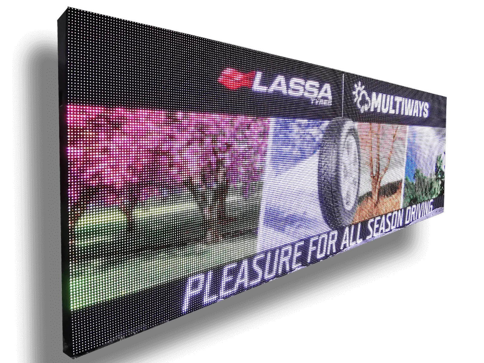 Ηλεκτρονική πινακίδα LED, με διαστάσεις 292x100 και τύπο Pixel P10, έγχρωμο, εξωτερικού χώρου