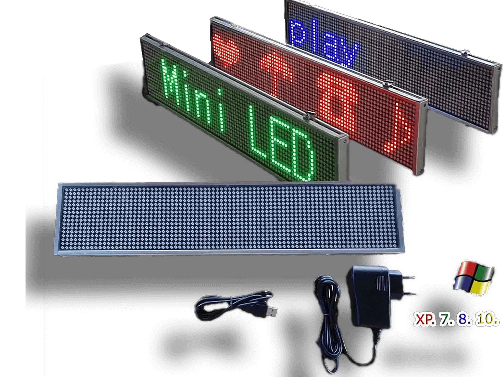 Ηλεκτρονική πινακίδα LED, με διαστάσεις 45x20 και τύπο Pixel P15, εσωτερικού χώρου - Image 12