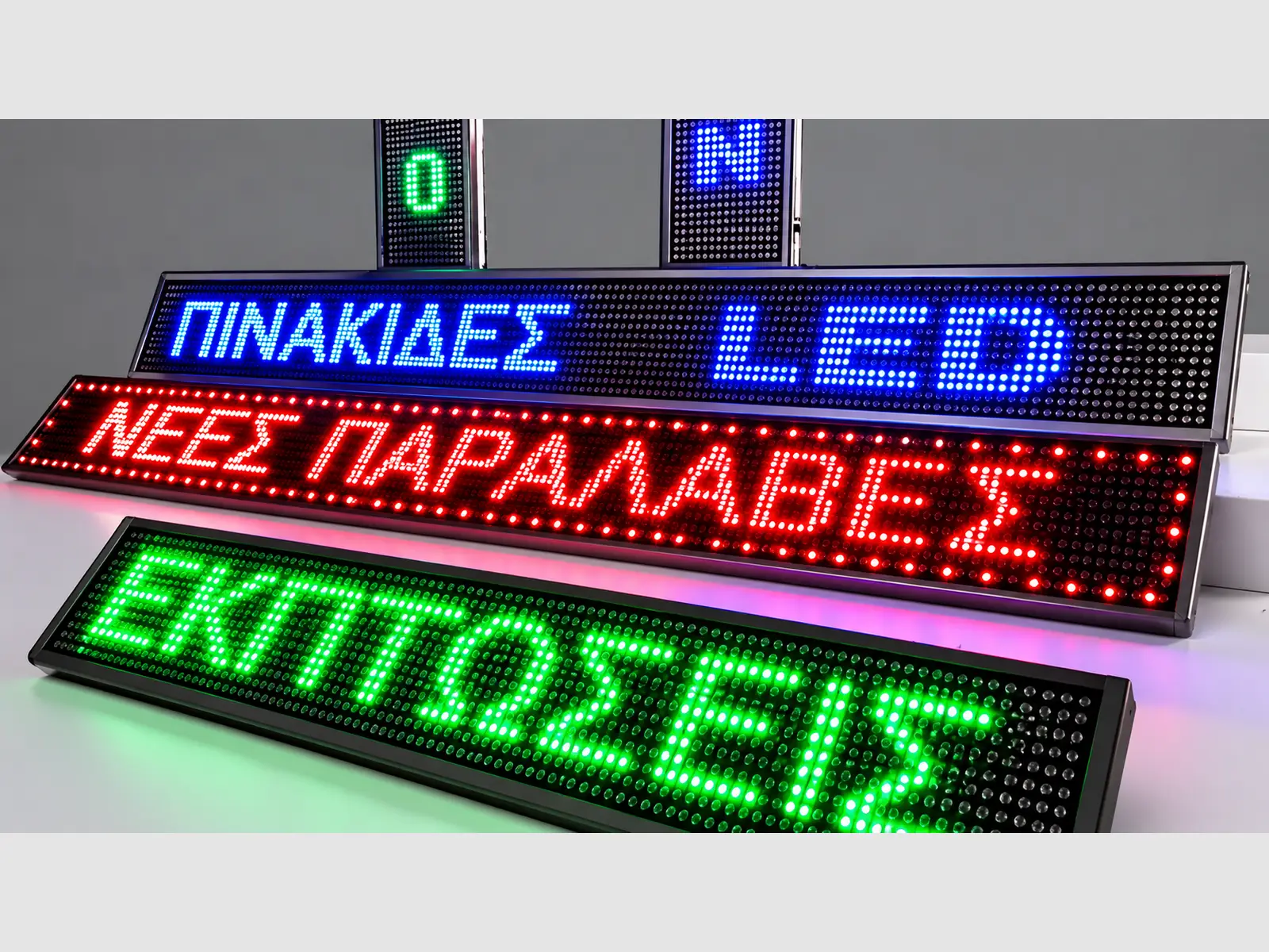 Ηλεκτρονική πινακίδα LED, με διαστάσεις 90x20 και τύπο Pixel P15, εσωτερικού χώρου - Image 6