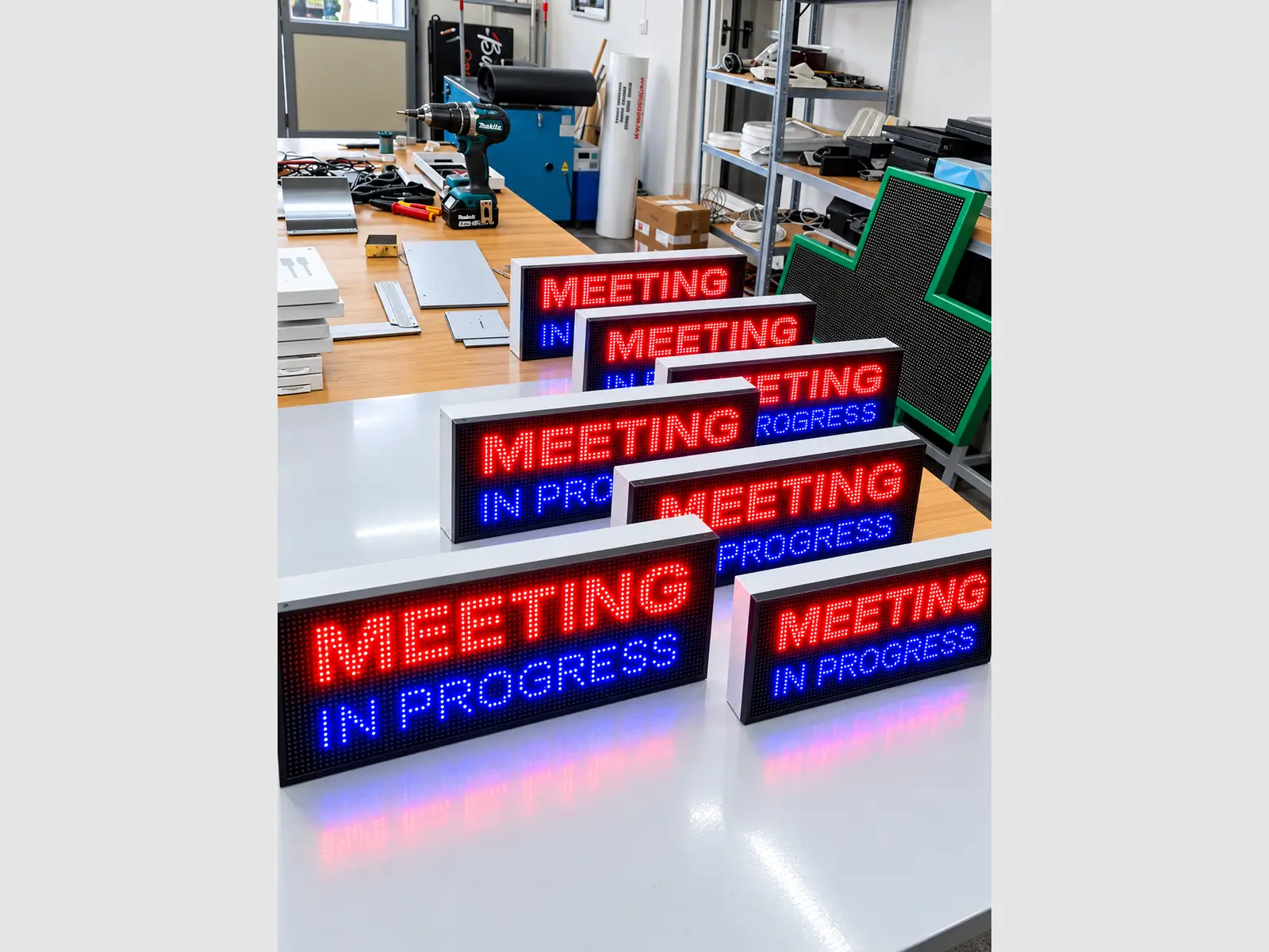 Ηλεκτρονική πινακίδα LED, με διαστάσεις 32x16 και τύπο Pixel P4, έγχρωμο - Image 9