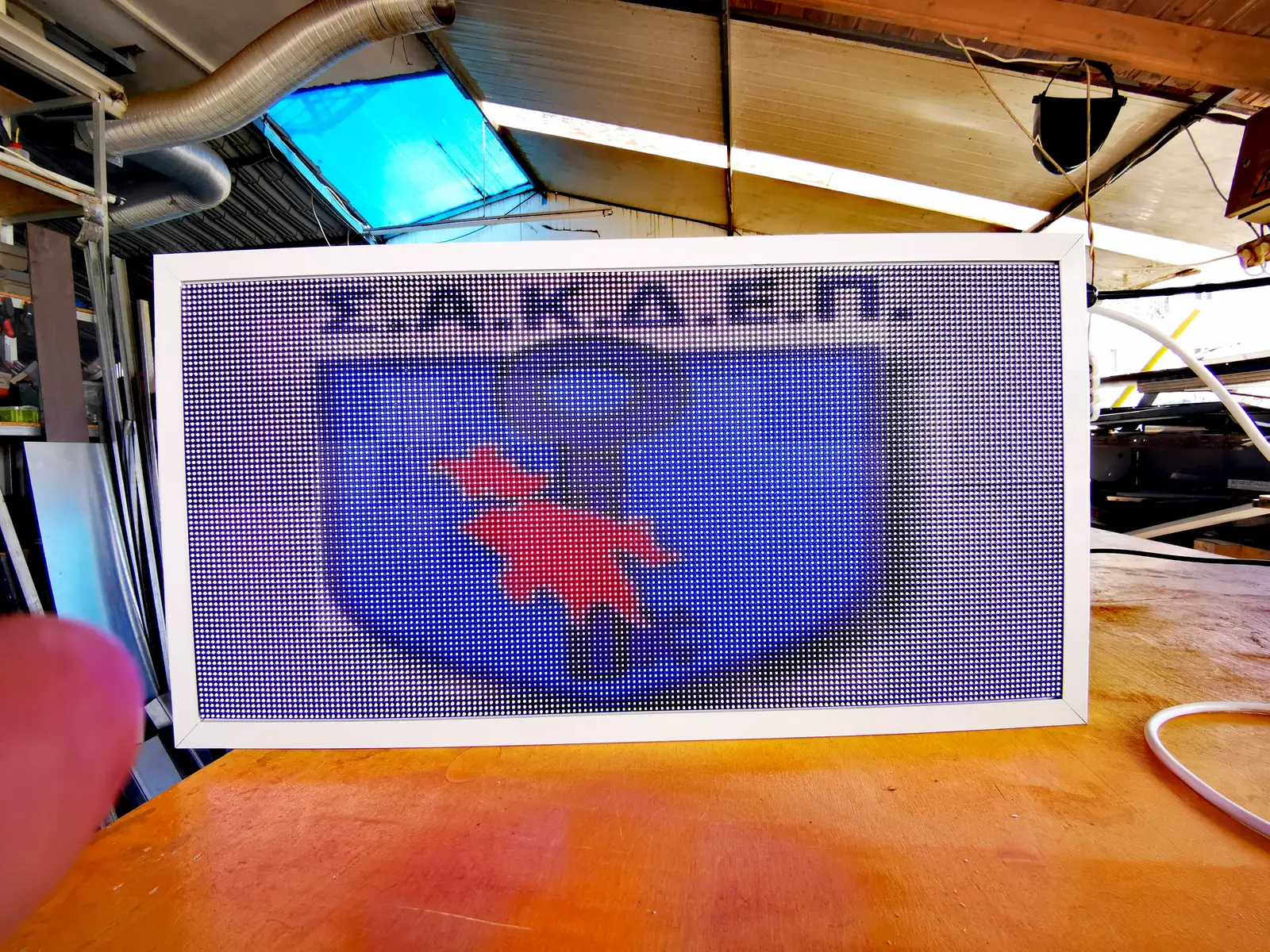 Ηλεκτρονική πινακίδα LED, με διαστάσεις 32x32 και τύπο Pixel P4, έγχρωμο, εξωτερικού χώρου - Image 3