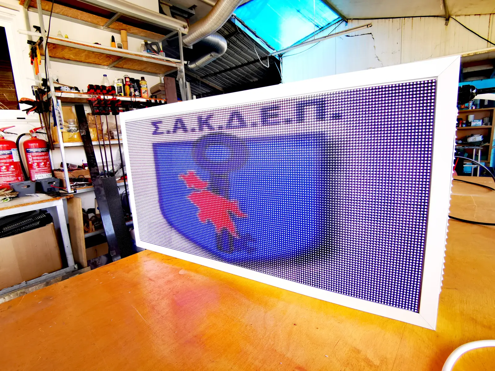Ηλεκτρονική πινακίδα LED, με διαστάσεις 32x32 και τύπο Pixel P4, έγχρωμο, εξωτερικού χώρου - Image 2