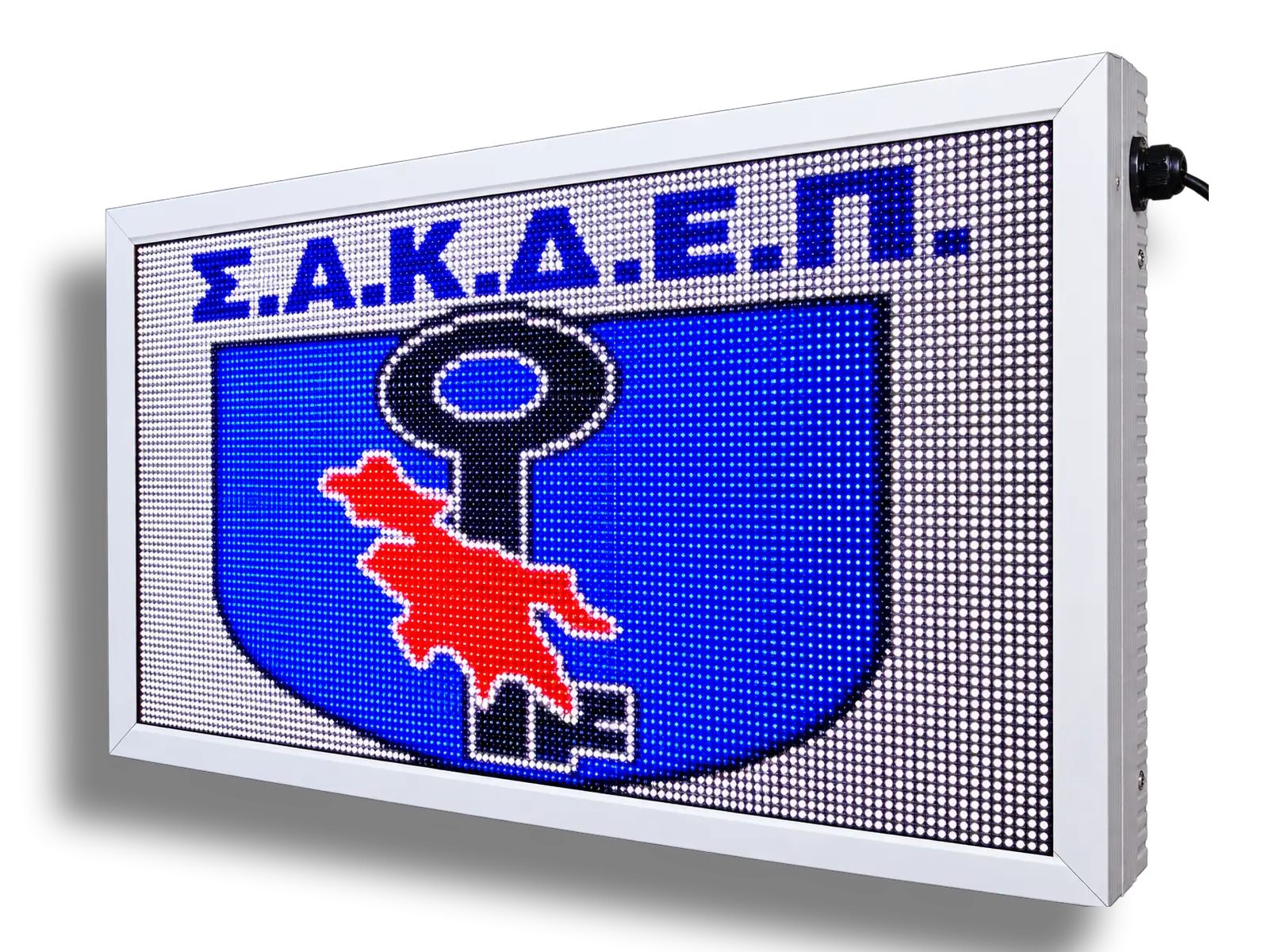 Ηλεκτρονική πινακίδα LED, με διαστάσεις 32x32 και τύπο Pixel P4, έγχρωμο, εξωτερικού χώρου