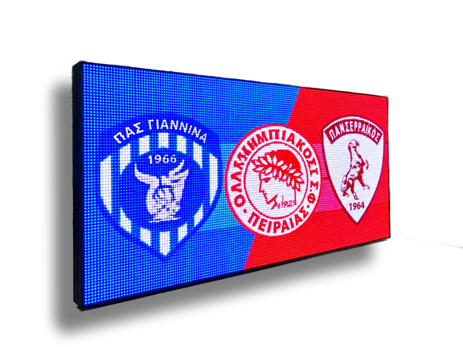 Ηλεκτρονική πινακίδα LED, με διαστάσεις 192x96 και τύπο Pixel P8, έγχρωμο, εξωτερικού χώρου
