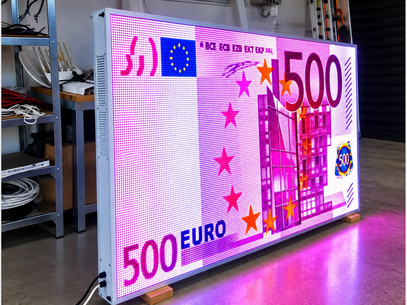 Ηλεκτρονική πινακίδα LED, με διαστάσεις 224x96 και τύπο Pixel P8, έγχρωμο, εξωτερικού χώρου - Image 2