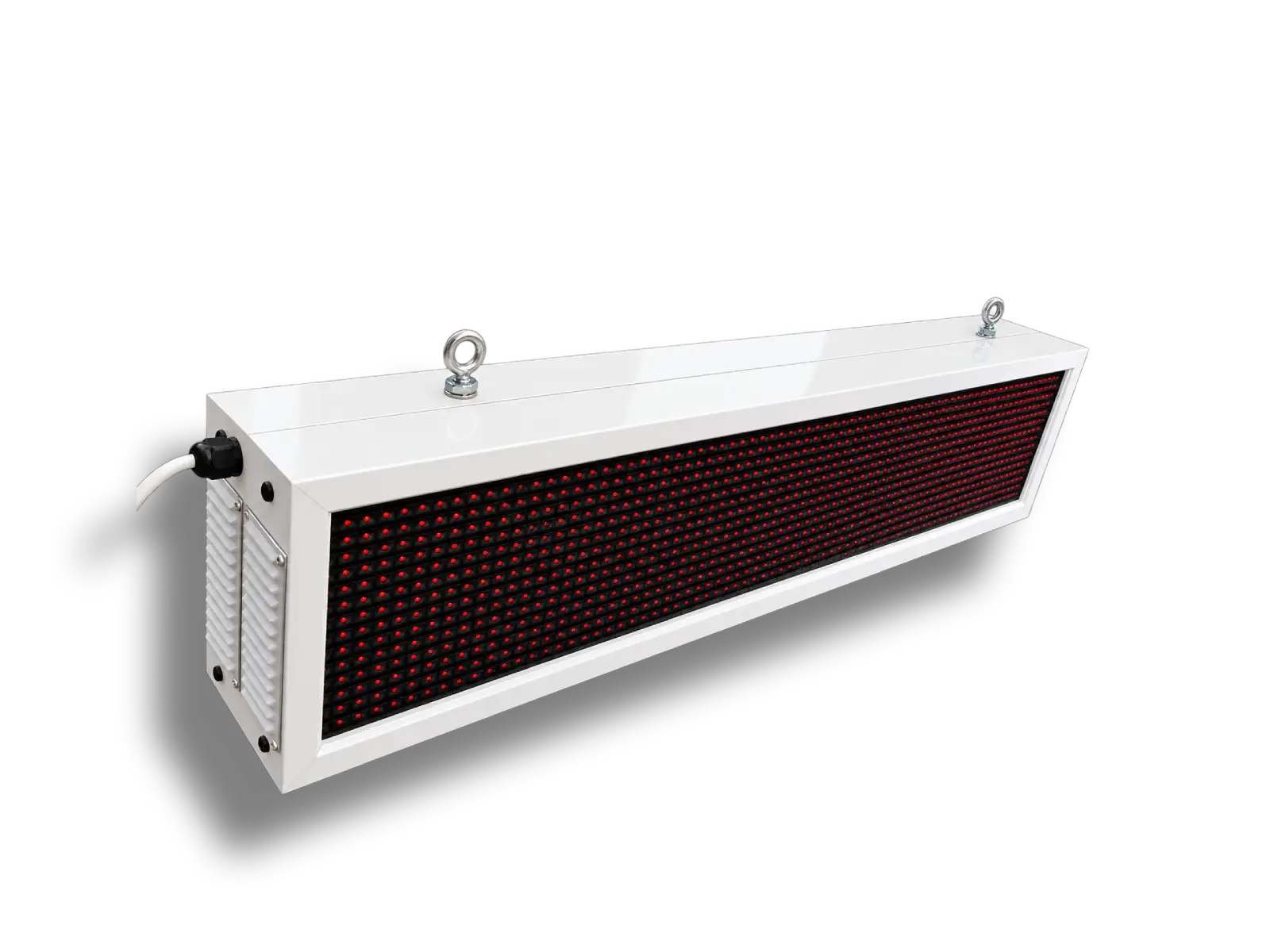 Ηλεκτρονική πινακίδα LED, με διαστάσεις 96x20 και τύπο Pixel P10, σε κόκκινο χρώμα, διπλής όψης, εξωτερικού χώρου - Image 2