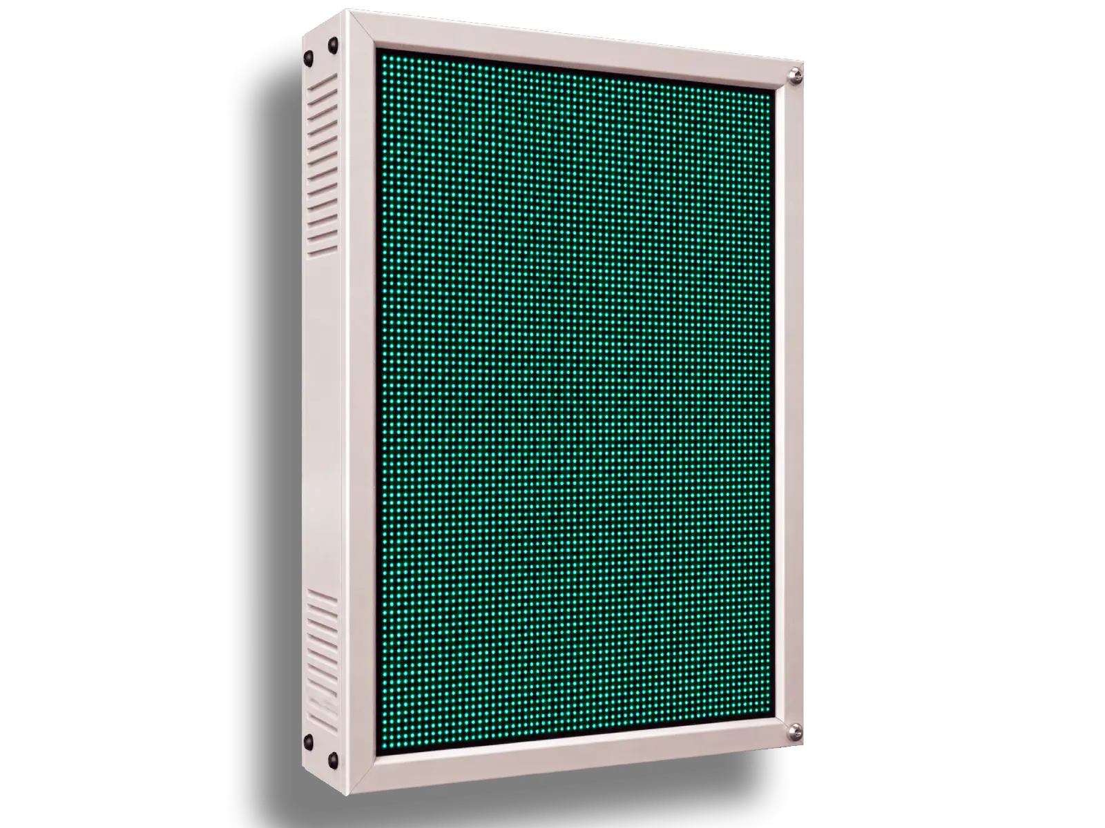Ηλεκτρονική πινακίδα LED, με διαστάσεις 64x128 και τύπο Pixel P10, σε λευκό/μπλε χρώμα, εξωτερικού χώρου - Image 3