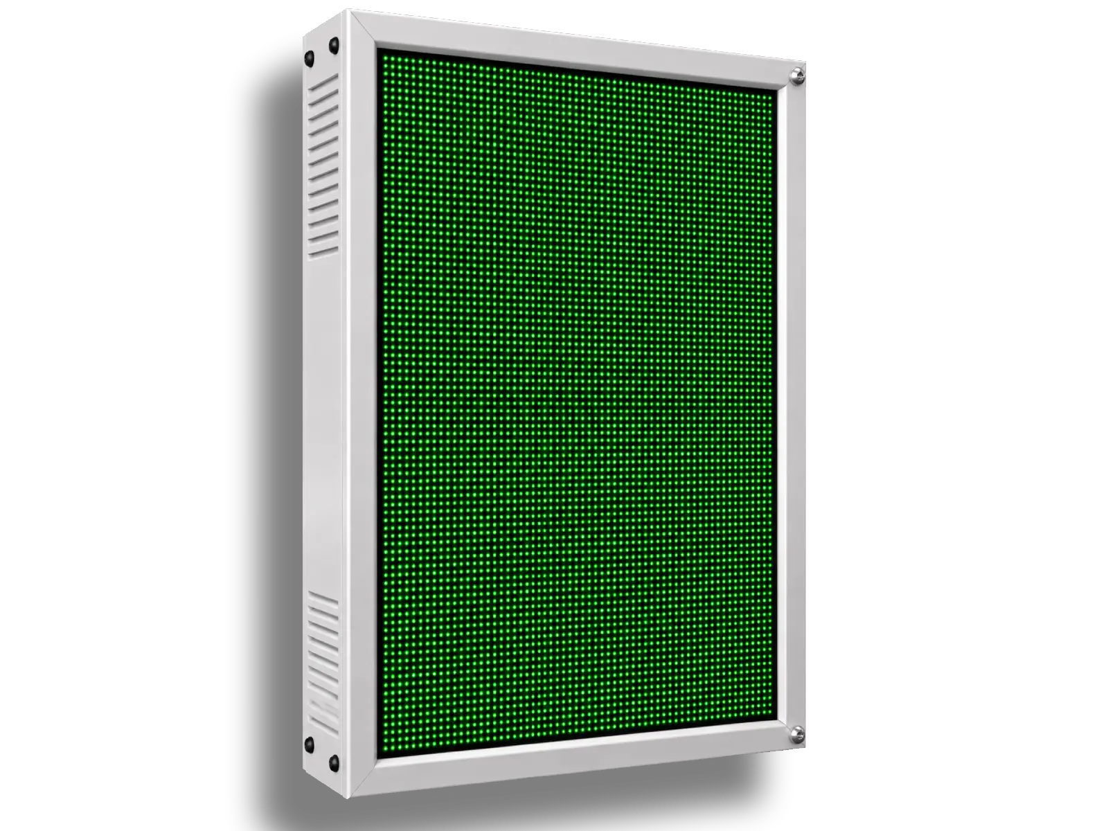 Ηλεκτρονική πινακίδα LED, με διαστάσεις 64x128 και τύπο Pixel P10, σε λευκό/πράσινο χρώμα, εξωτερικού χώρου - Image 3