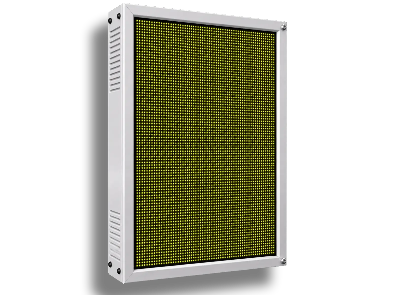 Ηλεκτρονική πινακίδα LED, με διαστάσεις 64x128 και τύπο Pixel P10, σε λευκό/κίτρινο χρώμα, εξωτερικού χώρου - Image 2